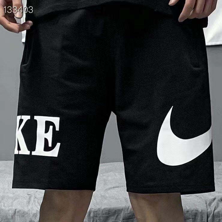 Nike Clothing Shorts Black Grey Printing Unisex Summer Collection Casual