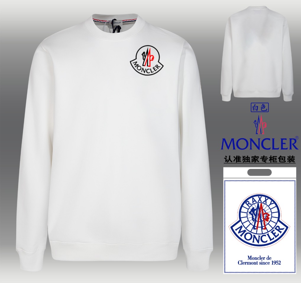 ¡Éxito de ventas en el mercado! 💫—Moncler Montclair Sudadera de cuello redondo de moda, combina con cualquier cosa y s…
