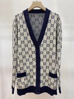 Gucci 7 Star
 Clothing Cardigans Coats & Jackets Knit Sweater Weave Knitting Spring/Summer Collection Long Sleeve