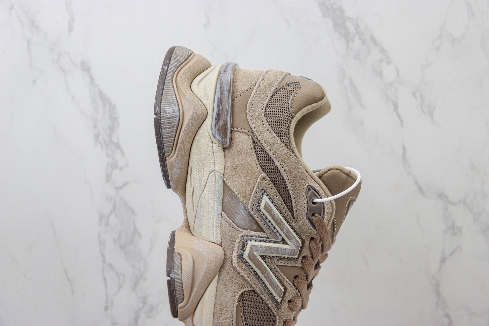 P240纯原New Balance NB 9060新百伦复古休闲运动慢跑鞋 U9060PB驼色 做旧 脏脏鞋 U9060PB