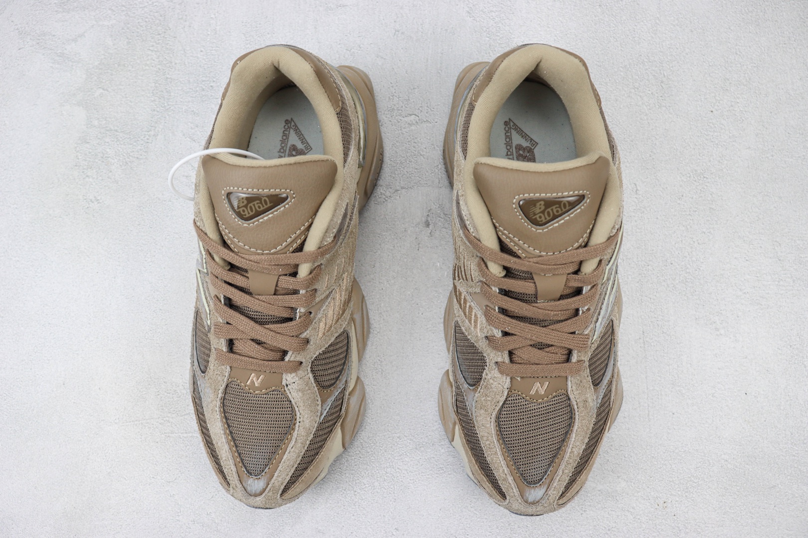 P240纯原New Balance NB 9060新百伦复古休闲运动慢跑鞋 U9060PB驼色 做旧 脏脏鞋 U9060PB