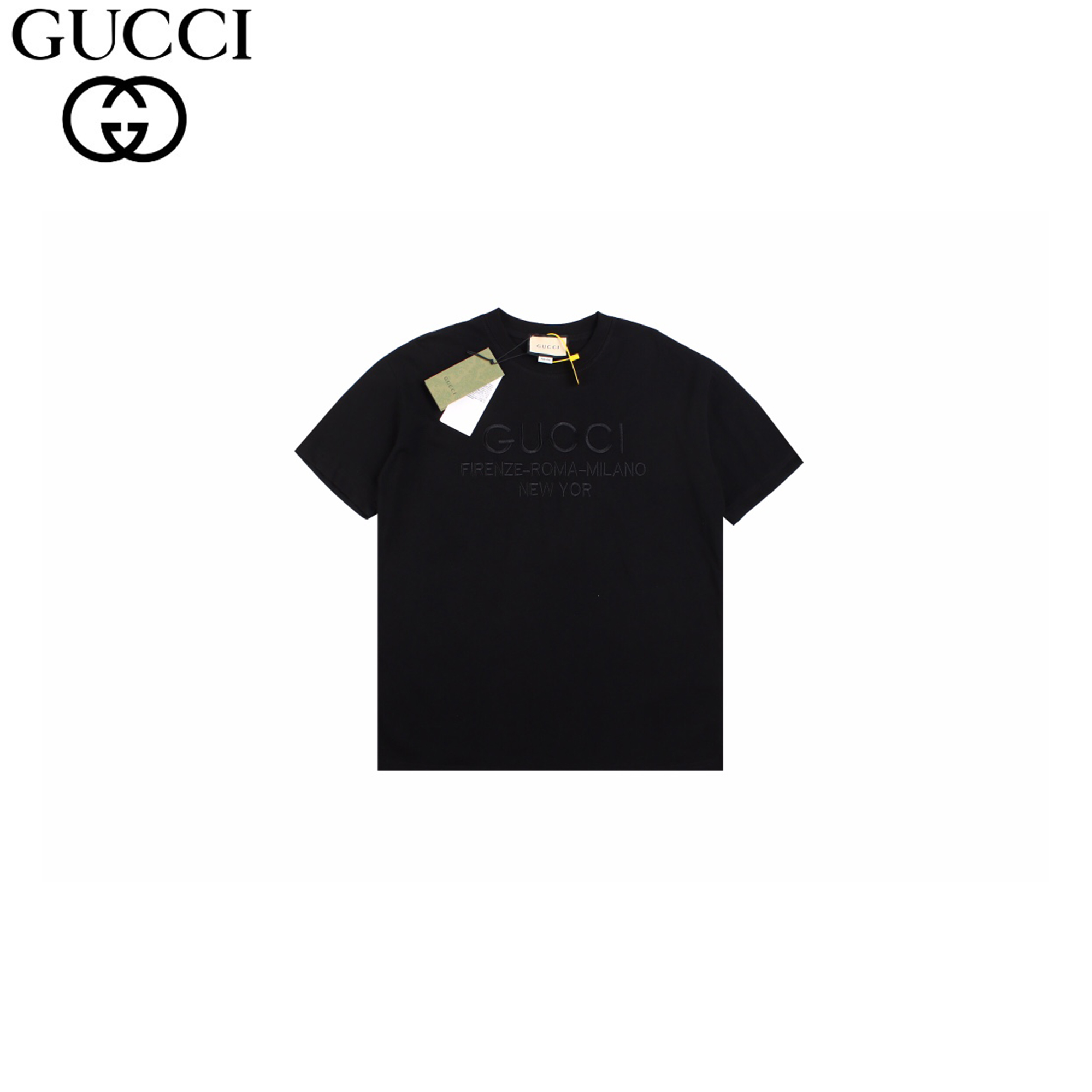 Gucci/古驰 24FW NEWYORK刺绣短袖