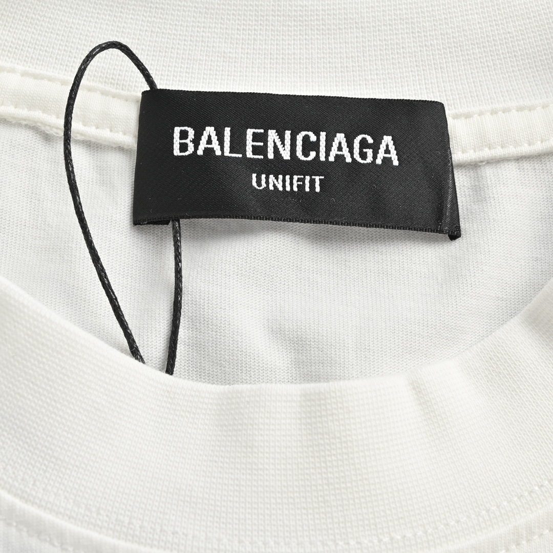 Balenciaga/巴黎世家 24SS前后绣花M短袖