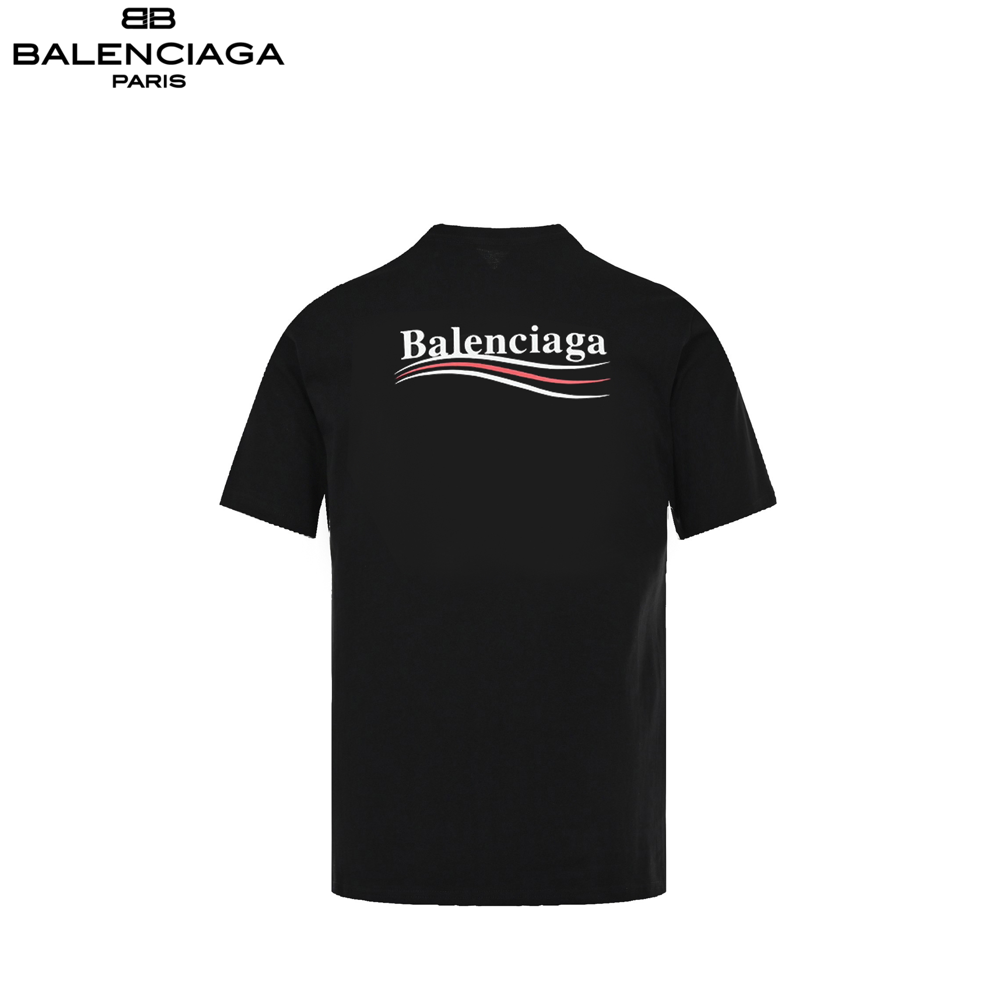 Balenciaga/巴黎世家 可乐印花logo短袖 定织定染18s220g精梳棉面料