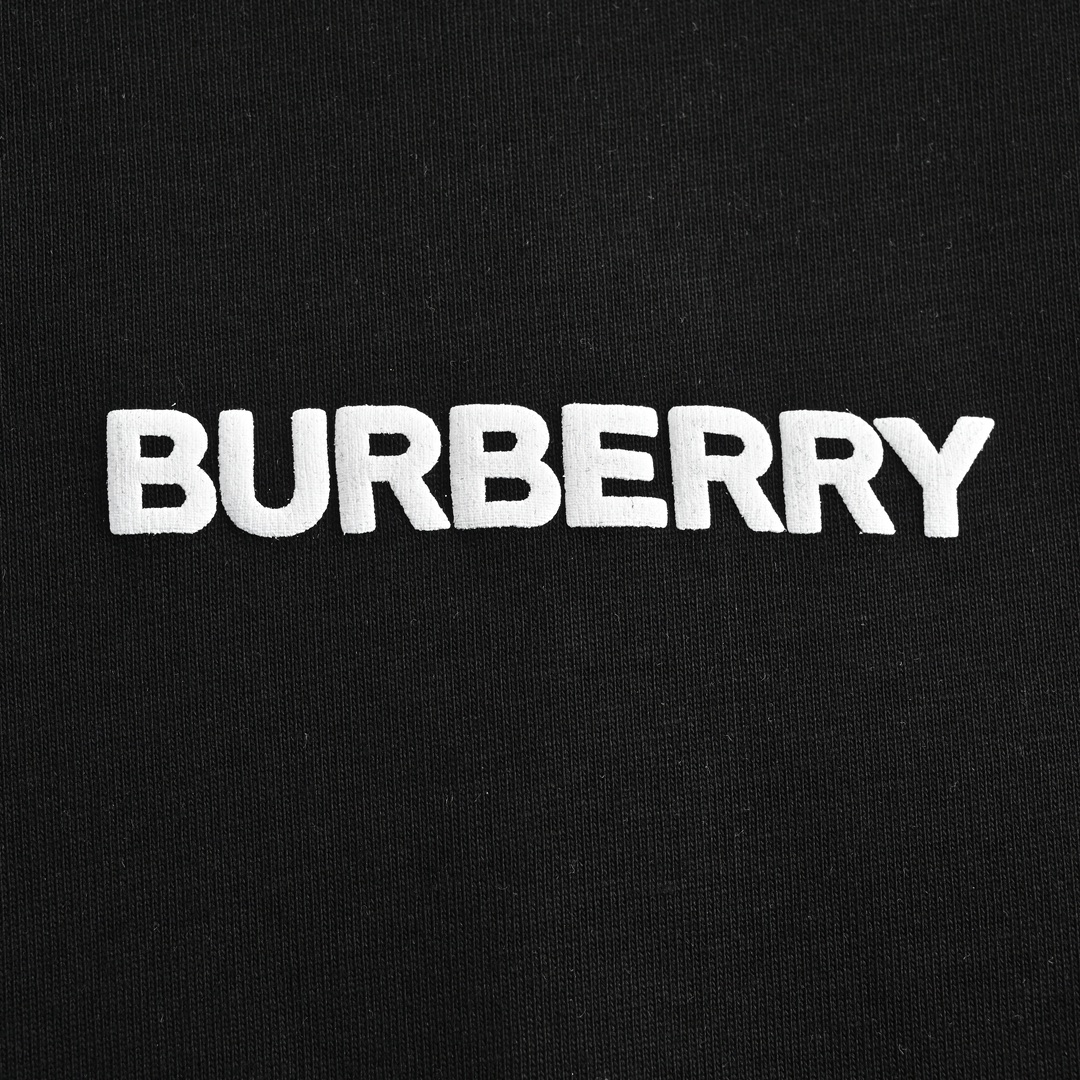 巴宝莉/Burberry2024ss字母数字logo圆领短袖