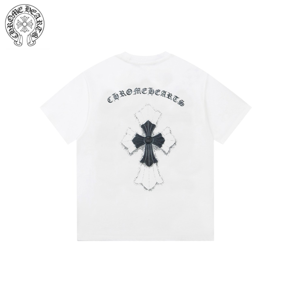 Chrome Hearts/克罗心 梵文发泡0GO短袖