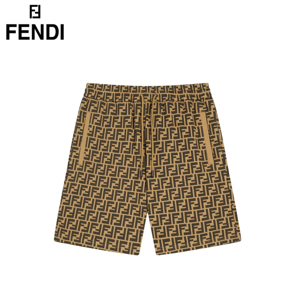 Fendi/芬迪 24FW满印LOGO短裤