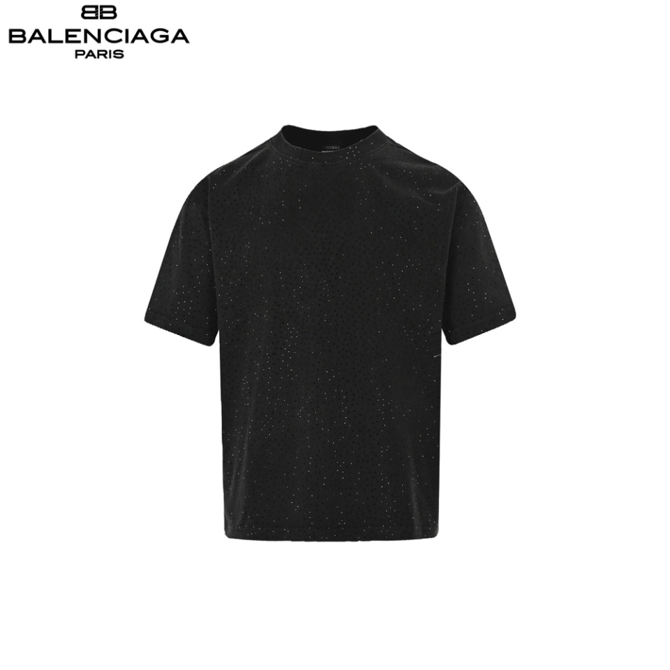 Balenciaga/巴黎世家 满天星烫钻短袖