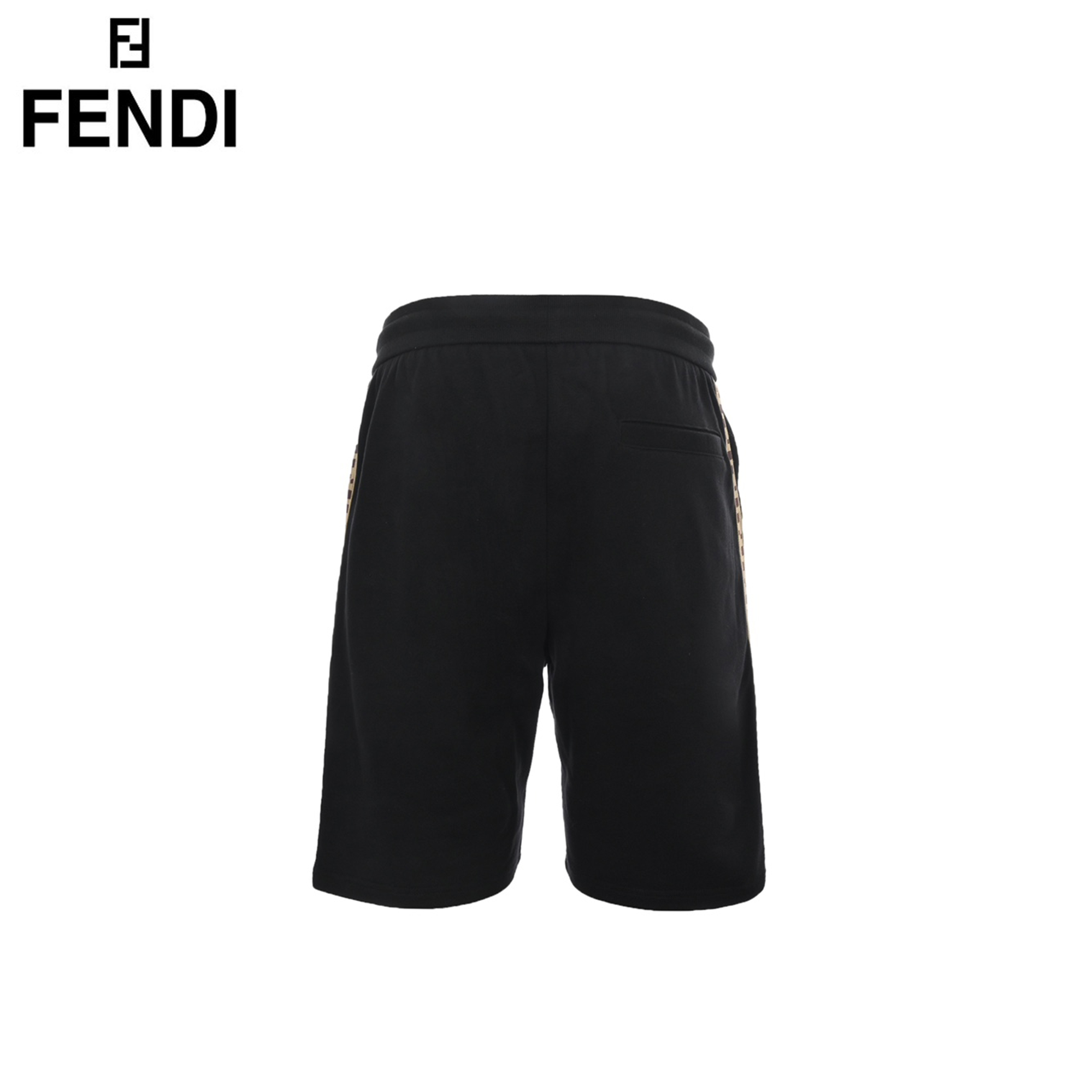 Fendi/芬迪 24FW 双F侧边串标短裤