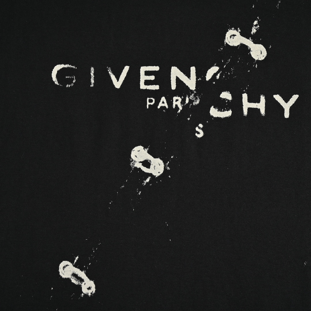 Givenchy纪梵希视觉陷阱经典印花短袖T恤