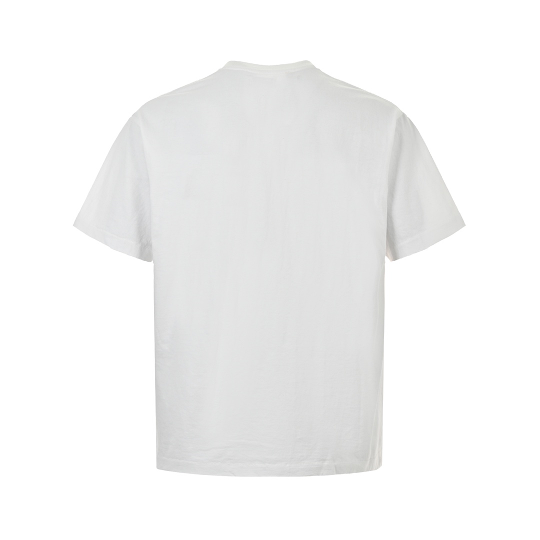 Balenciaga/巴黎世家 24FW 做旧自由女神短袖 水洗黑 白色