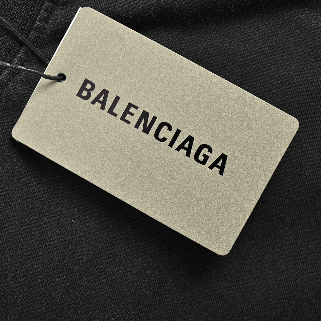 160 Balenciaga/巴黎世家 24FW 做旧自由女神短袖 面料采用进口机器织造而成