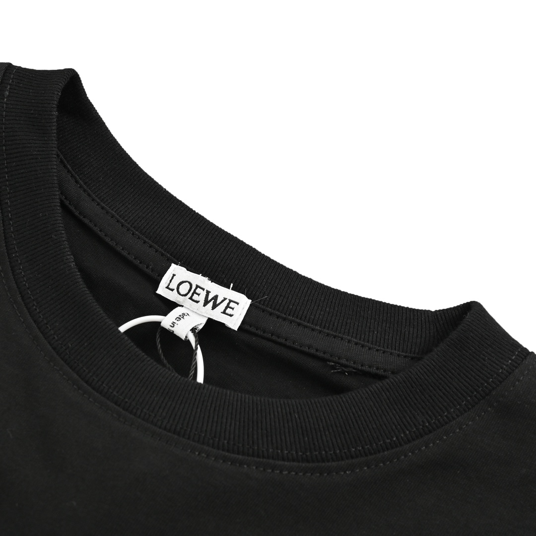 Loewe&sunafujita联名系列绣花孔雀短袖-Chinese UA Cheap High Quatity Brand Clothes Bags handbags Sneakers wholesale wholesaler seller from China Factory suppliers Fashion Clothing Shoes best Quality Beautiful Price Loewe&sunafujita联名系列绣花孔雀短袖