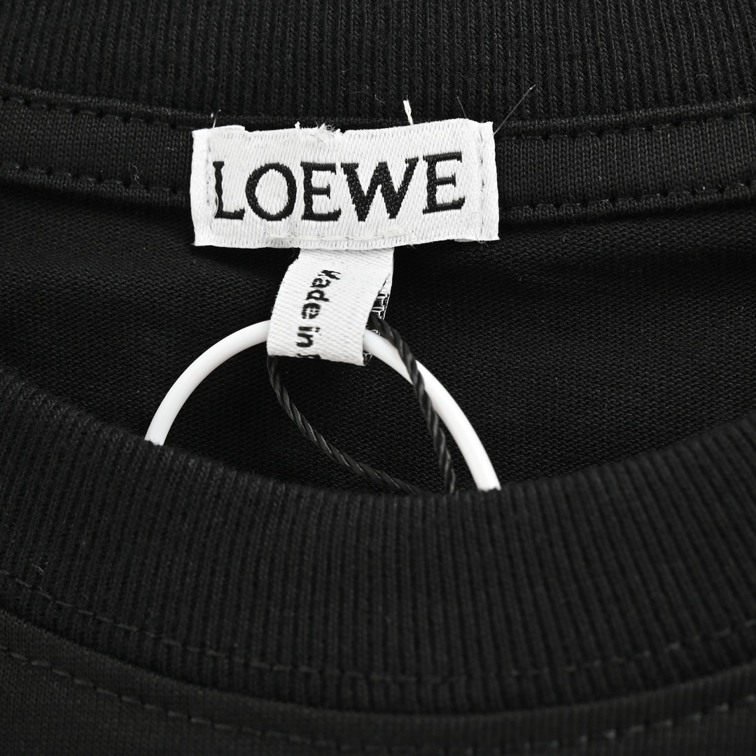 Loewe&sunafujita联名系列绣花孔雀短袖-Chinese UA Cheap High Quatity Brand Clothes Bags handbags Sneakers wholesale wholesaler seller from China Factory suppliers Fashion Clothing Shoes best Quality Beautiful Price Loewe&sunafujita联名系列绣花孔雀短袖
