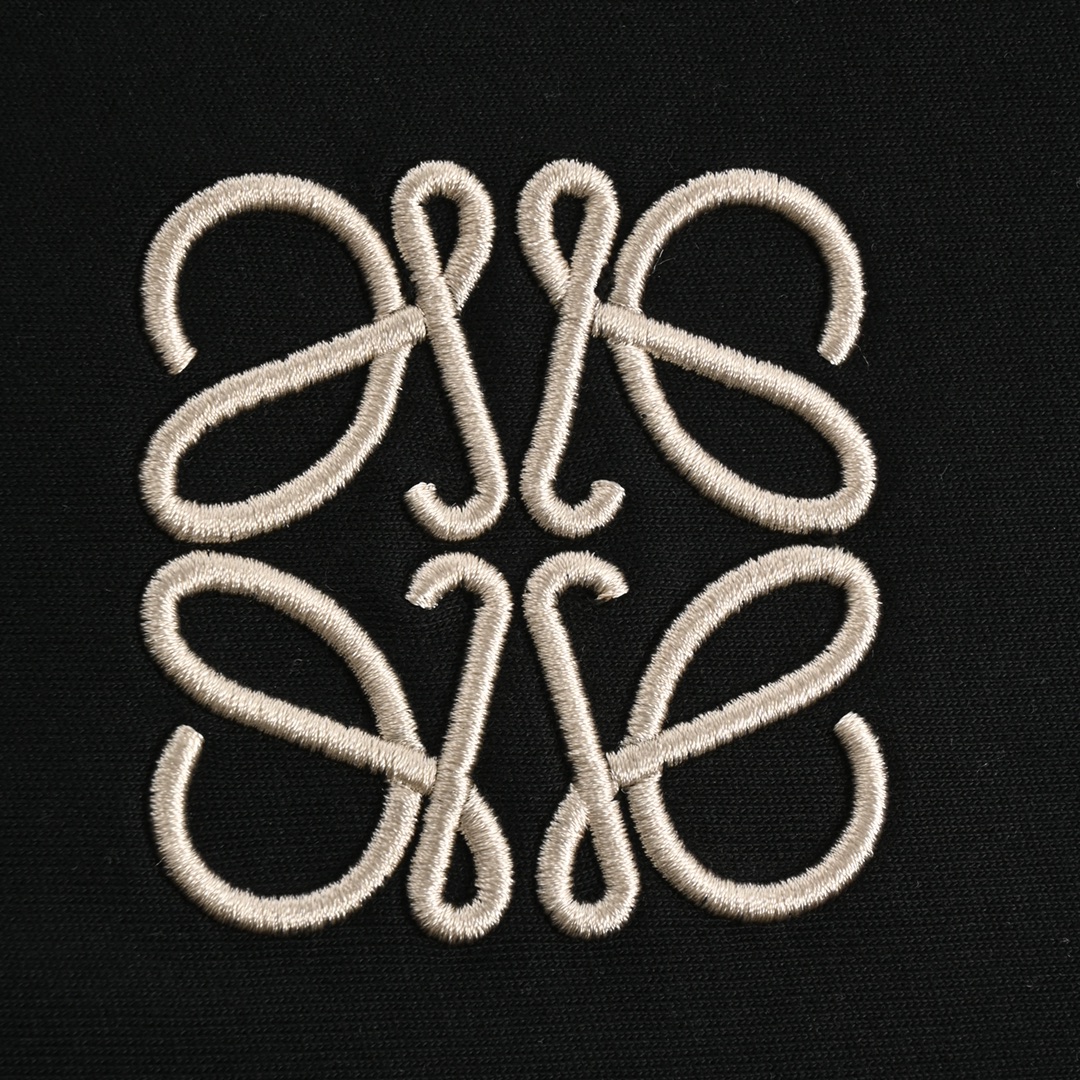 Loewe/罗意威 拼接织带绣花短袖