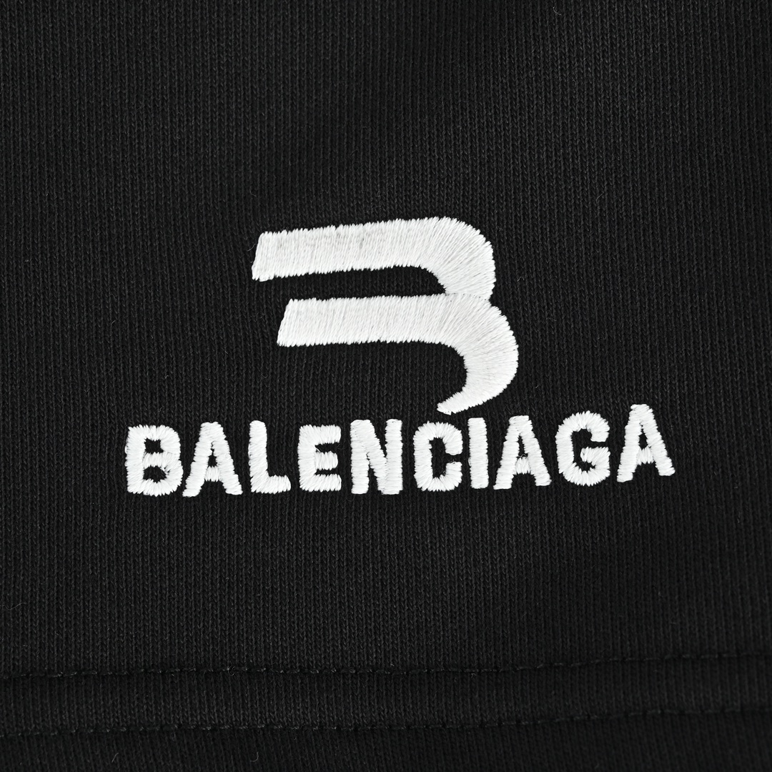 Balenciaga/巴黎世家 23ss 刺绣logo短裤