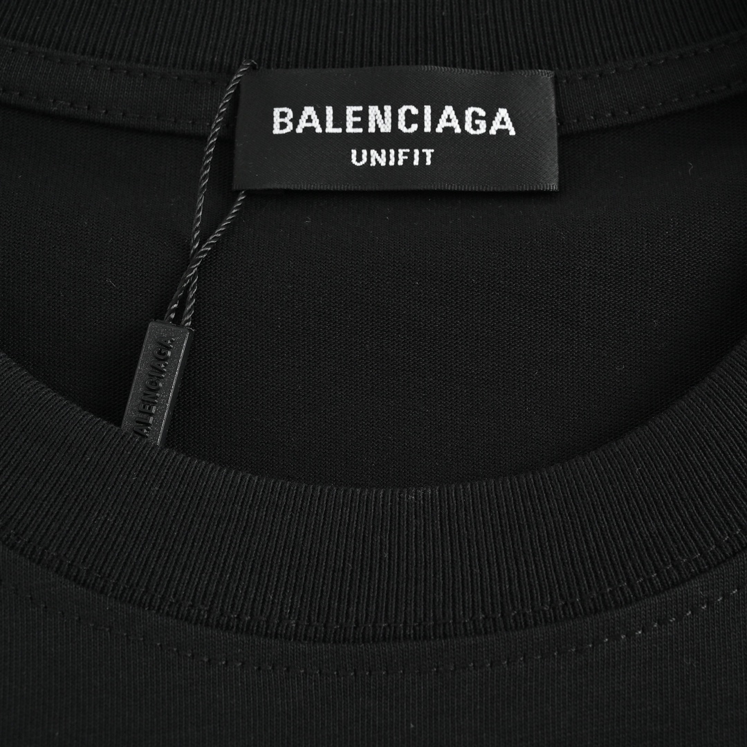 Balenciaga/巴黎世家 镜像反转做旧水洗磨破背心