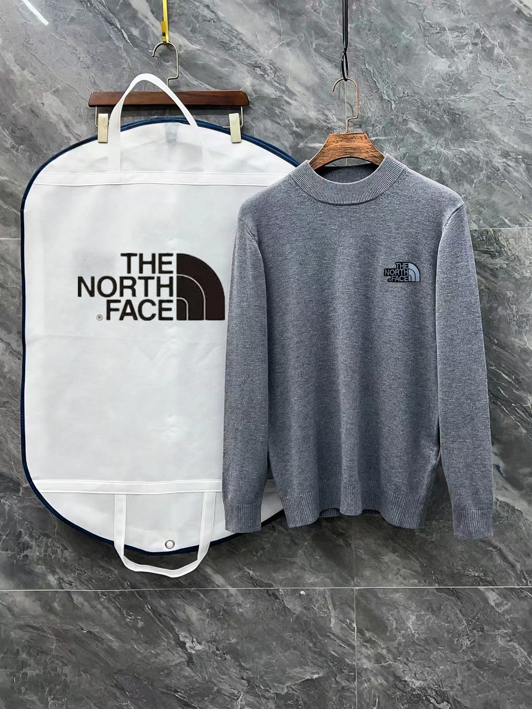 The North Face 7 Star
 Clothing Sweatshirts Black Grey White Embroidery Unisex Women Wool Winter Collection