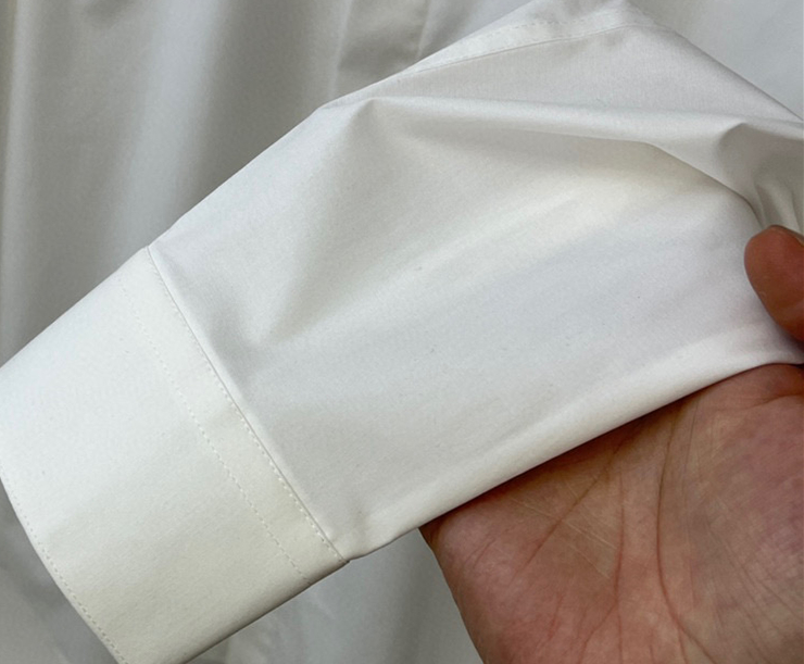 New High-Tech Bamboo Cotton Shirt: Classic Comfort and Style in Black and White - 图片 6