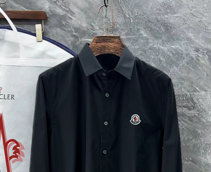 Moncler CJCR Shirt: High-Tech Cotton Bamboo Fibre Blend, Classic Comfort Style - 图片 3