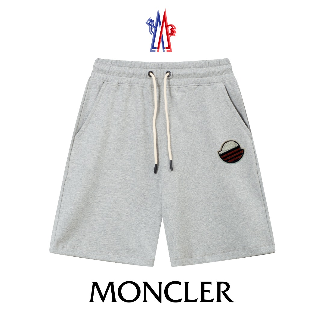 Moncler בגדים מכנסיים קצרים 1: 1 העתק סיטונאי
 שחור אפור לבן הדפסה ניסקס