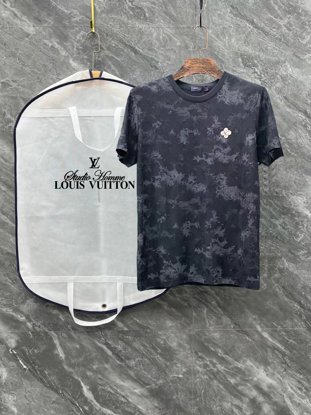 Louis Vuitton Clothing T-Shirt High Quality Designer Replica
 Black White Unisex Cotton Mercerized Spring/Summer Collection Fashion Short Sleeve