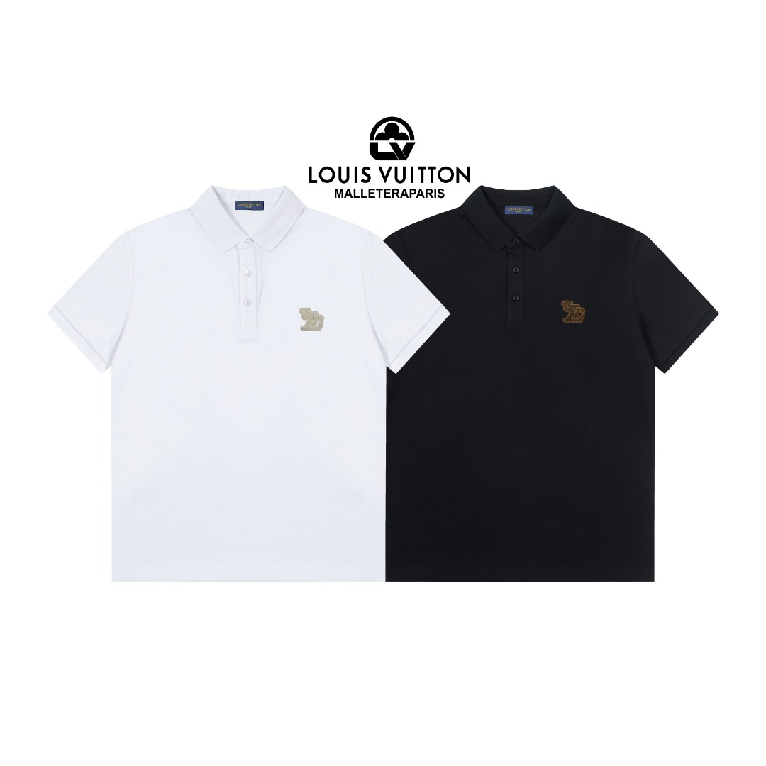 LV Louis Vuitton Embroidered Polo: 1980s-Inspired Upgrade for Stylish Comfort - 图片 4
