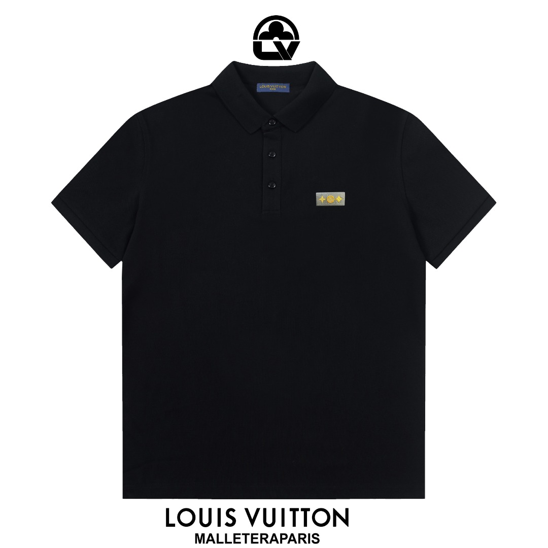 Louis Vuitton Logo Polo: 1980s-inspired Upgrade with Custom Fabric in Synchronized Spring and Summer Collection - 图片 3