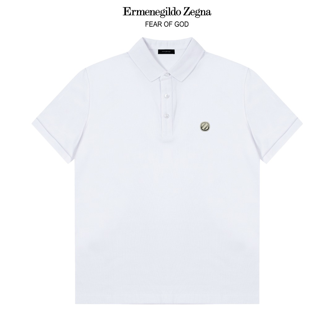 ZEGNA Jenia Logo Polo: 1980s-Inspired Upgrade for Spring and Summer Fashion.