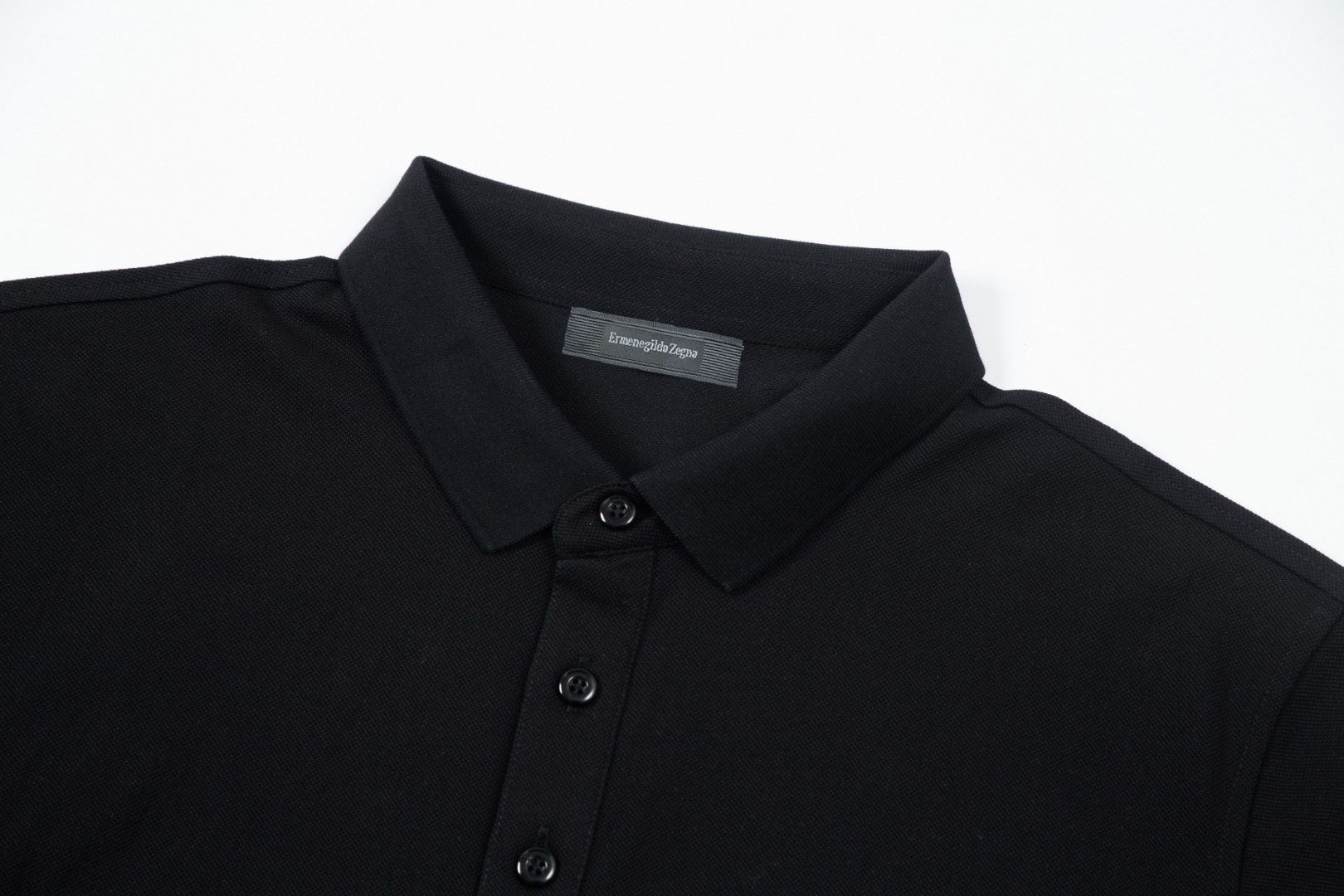 ZEGNA Custom Logo Polo: 1980s-Inspired Upgrade, Original Fabric, Comfortable Fit - 图片 6