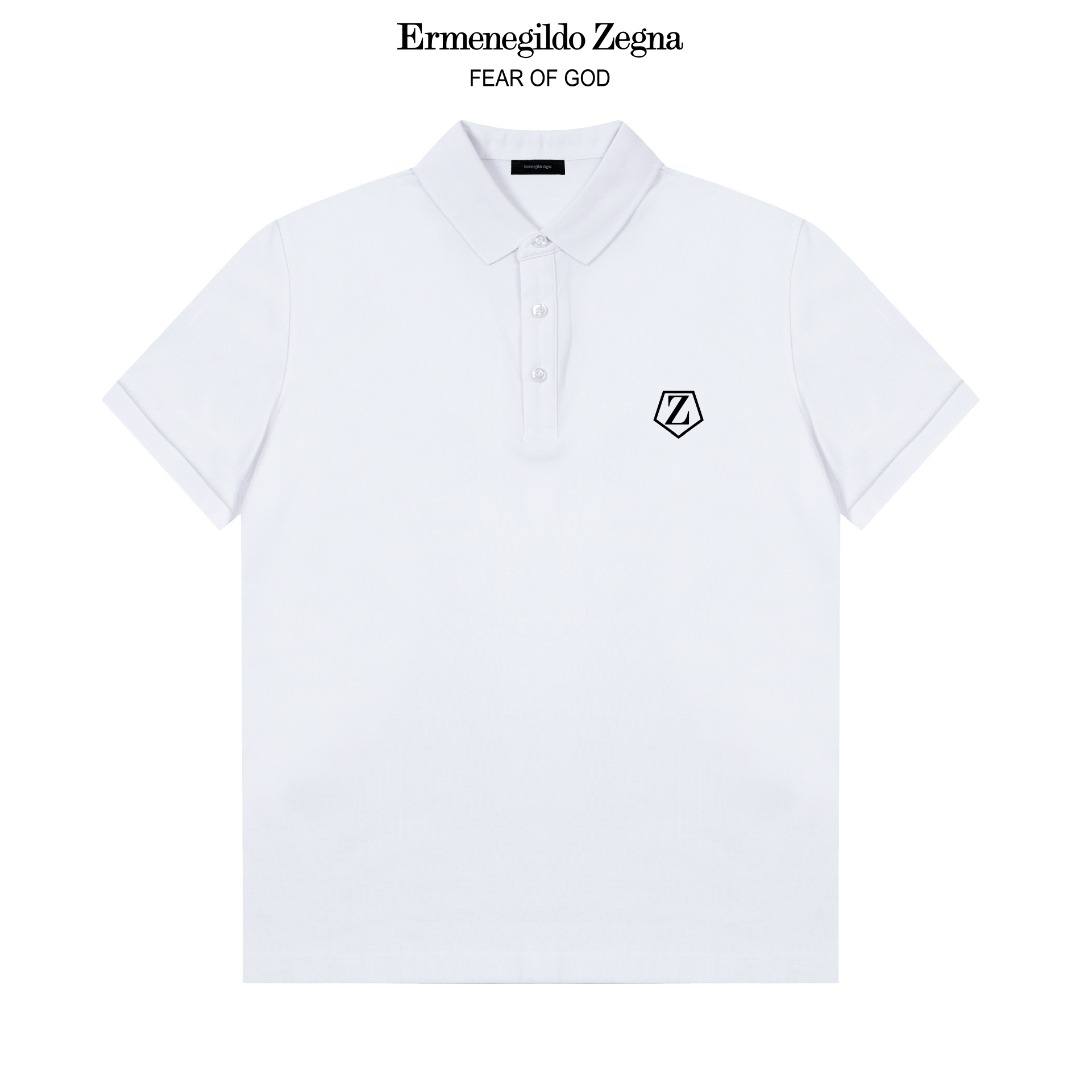 ZEGNA Custom Logo Polo: 1980s-Inspired Upgrade, Original Fabric, Comfortable Fit