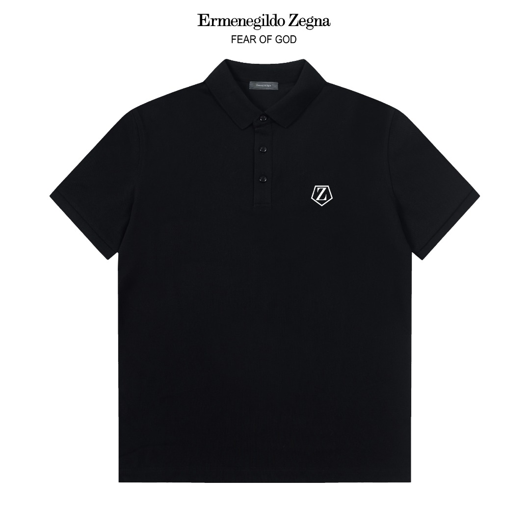 ZEGNA Custom Logo Polo: 1980s-Inspired Upgrade, Original Fabric, Comfortable Fit - 图片 3