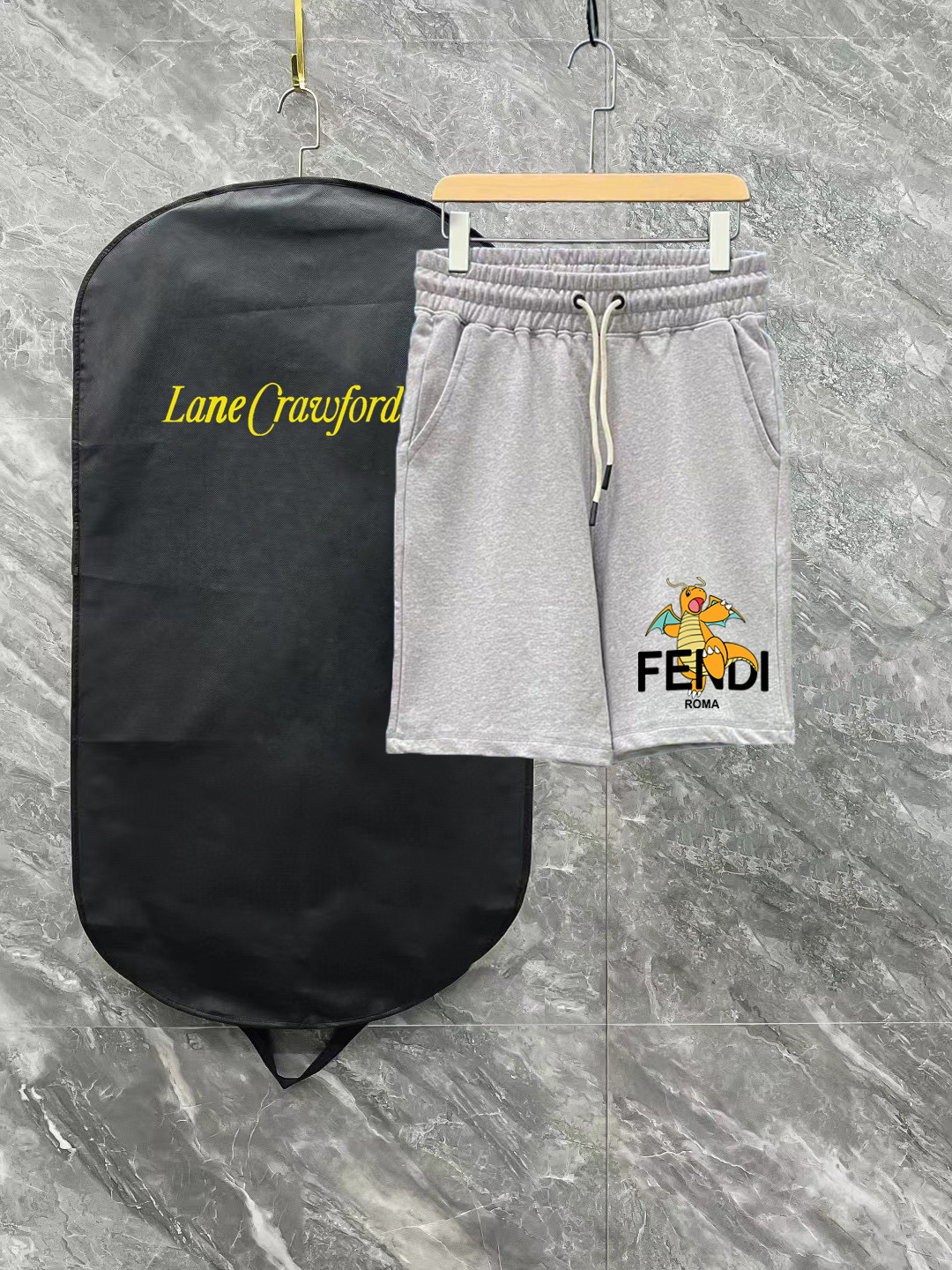 @125 ✨Fendi SS colección de primavera/verano, pantalones cortos con logotipo minimalista y líneas ajustadas. Exportados…