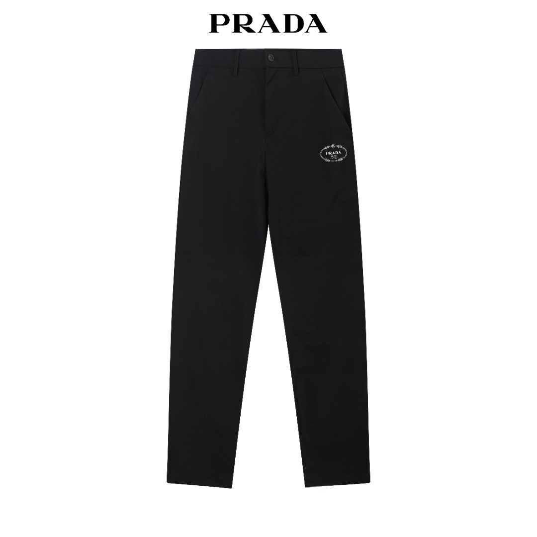Prada Men's Ice Silk Business Casual Pants - Comfortable, Wrinkle-Resistant 4 o 1hv5fs8b13n0135e1thd17ic1mnf1v