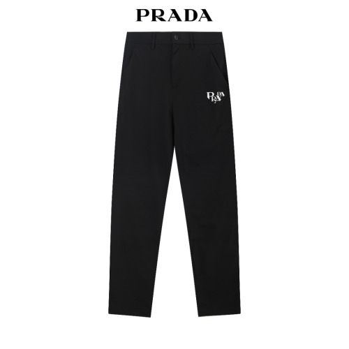 Prada Men's Lightweight Ice Silk Business Casual Pants - Spring/Summer Collection 1 Prada Men's Lightweight Ice Silk Business Casual Pants - Spring/Summer Collection
