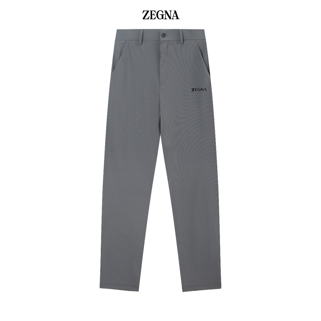 Zegna Men's Ice Silk Dress Pants - Lightweight, Wrinkle-Resistant, Stylish Design