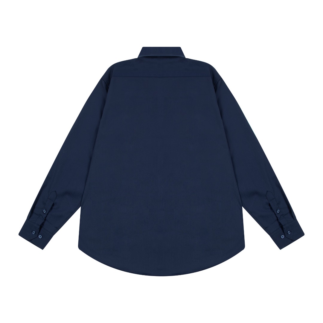 “Dolce & Gabbana Embroidered Logo Long-Sleeve Shirts in Various Sizes, High-Quality Bamboo Cotton” - 图片 4