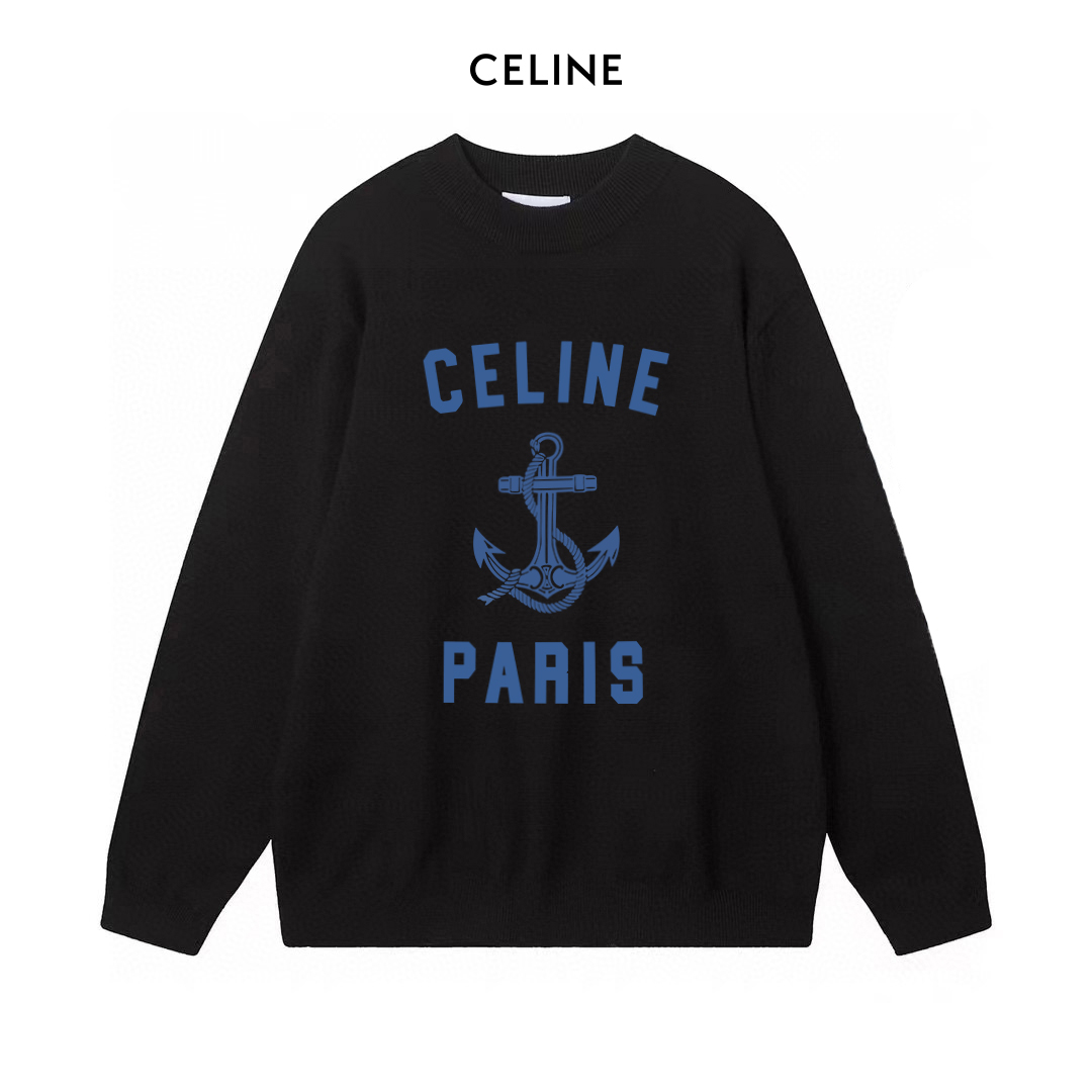 Celine Vêtements Sweatshirts Styliste modéliste
 Unisexe Femmes Laine