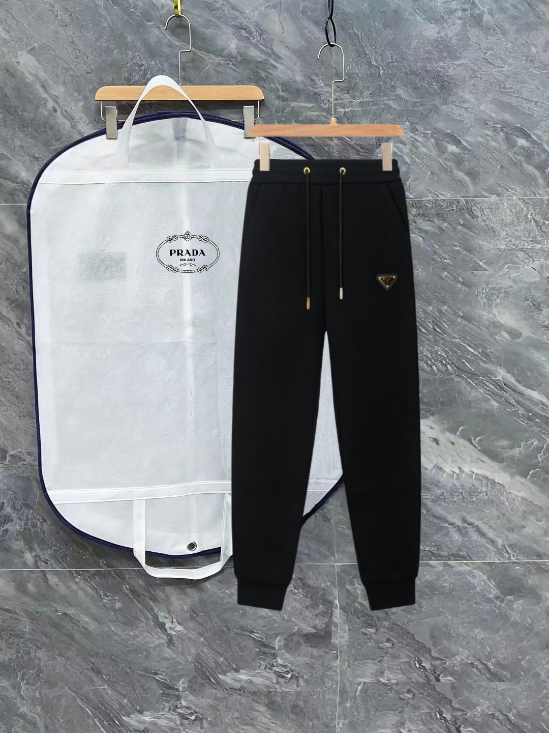 Prada 2024 nuevos pantalones y pantalones deportivos originales de otoño e invierno para hombres, personalización de al…