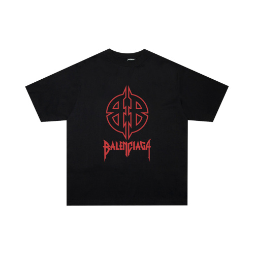 Balenciaga Logo Print Oversized Cotton T-Shirt | Heavyweight, Unisex 1 Balenciaga Logo Print Oversized Cotton T-Shirt | Heavyweight, Unisex