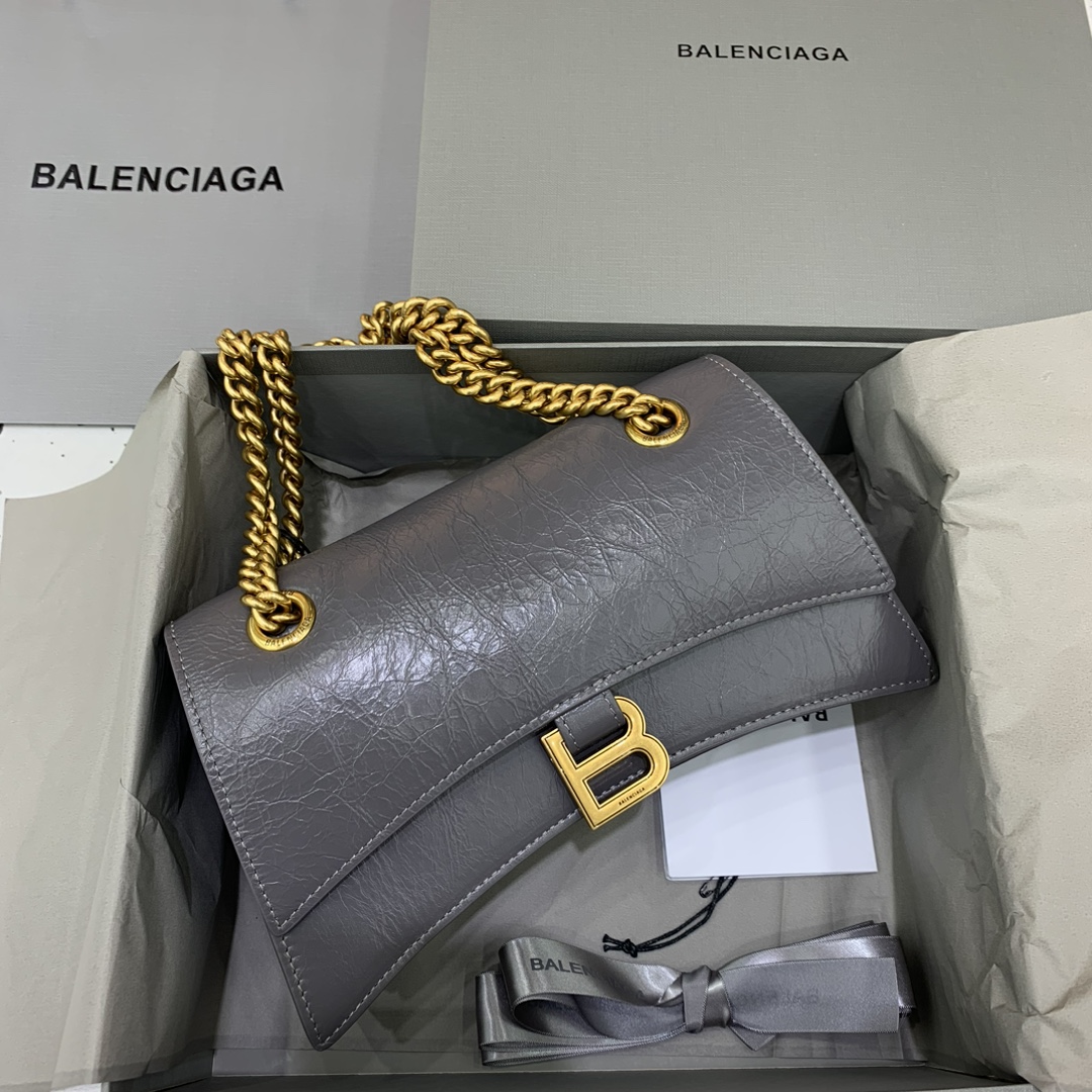 Balenciaga Tassen Schoudertas Grijs Unisex Kettingen