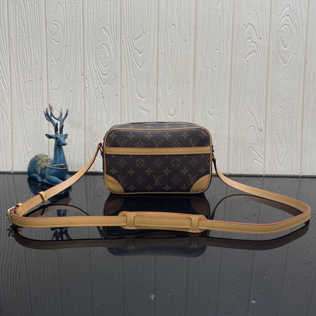 Louis Vuitton Tassen Camera Tas Schoudertas Geel Unisex Monogram Canvas Vintage