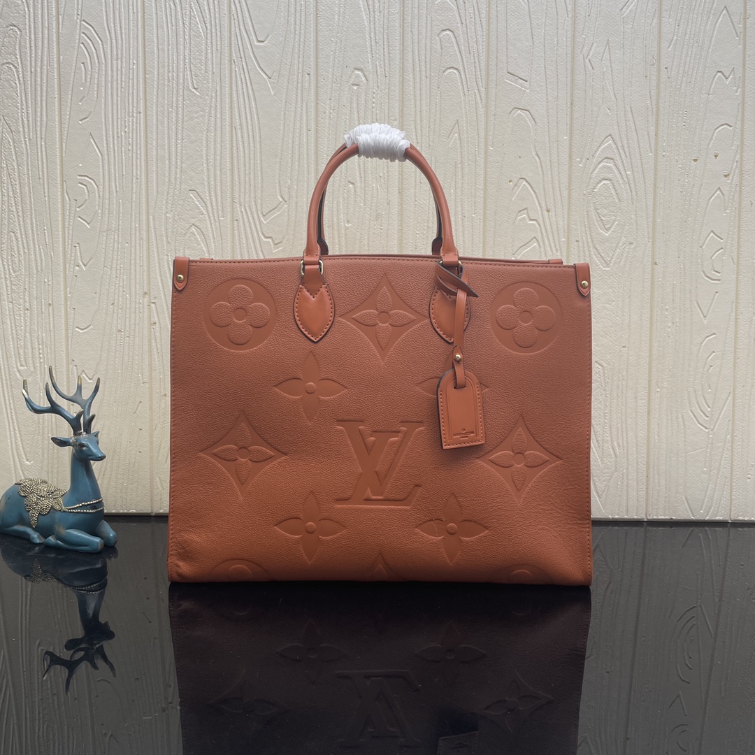 Louis Vuitton LV Onthego Tassen handtassen Bruin M44925