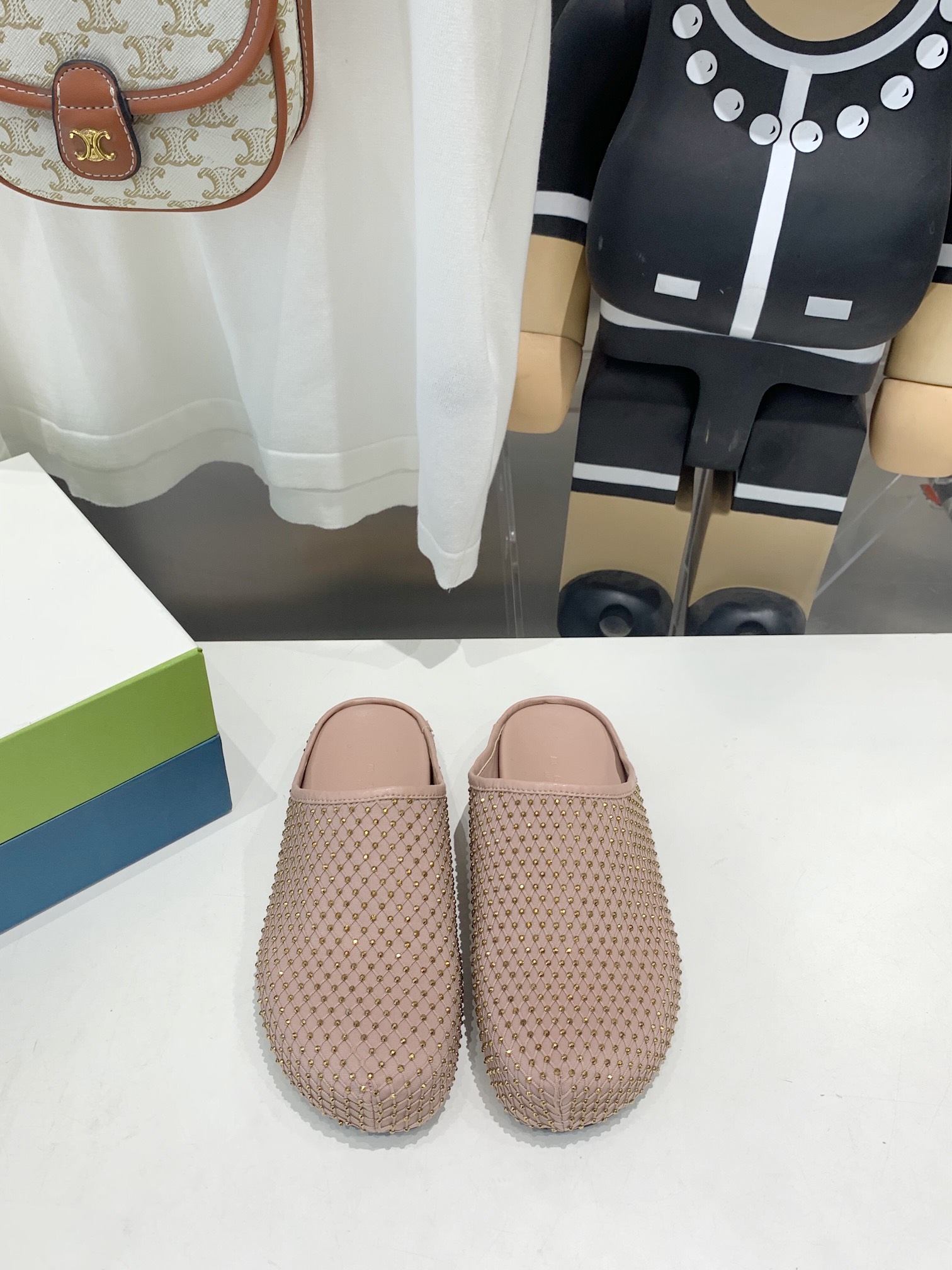 Marni Schoenen Pantoffels Schapenvacht Lente/Zomercollectie