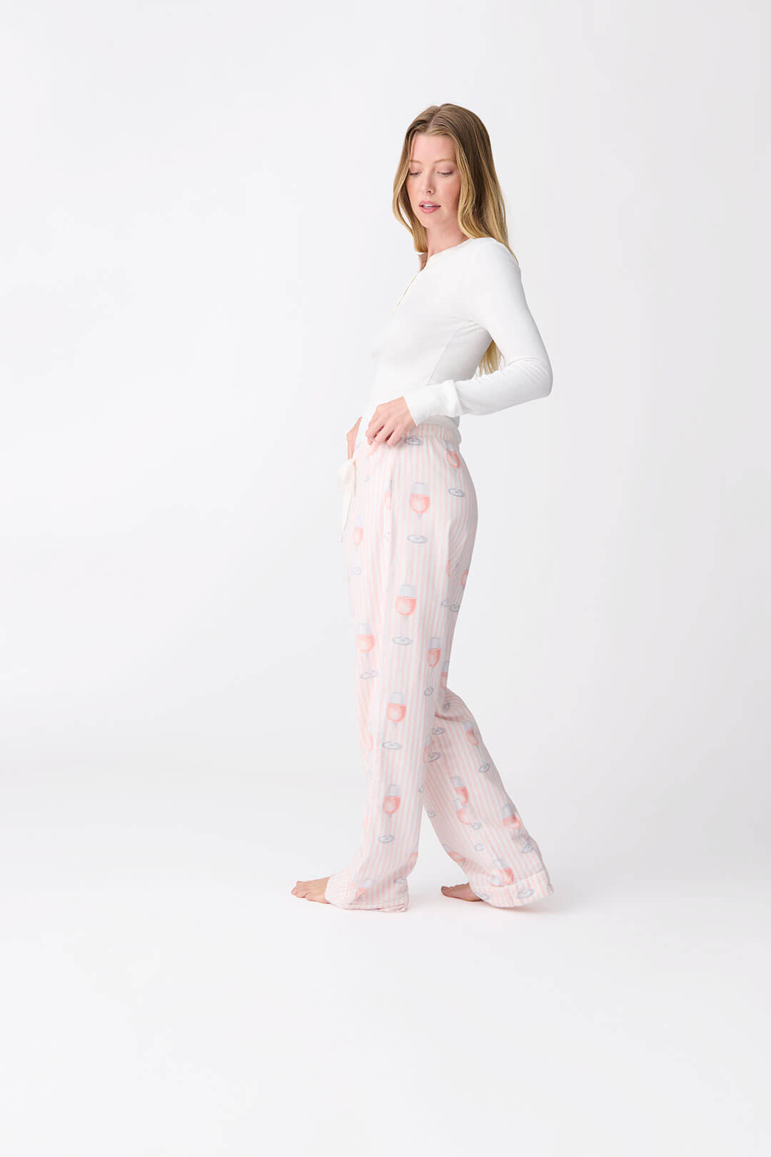 Notch-lapel cardigan and elastic-waist trousers set - Comprehensive 5