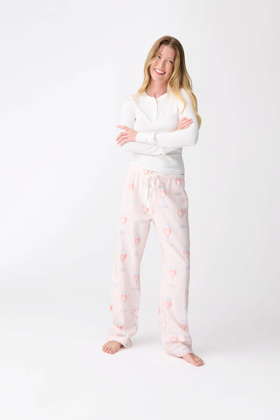 Notch-lapel cardigan and elastic-waist trousers set - Comprehensive 2
