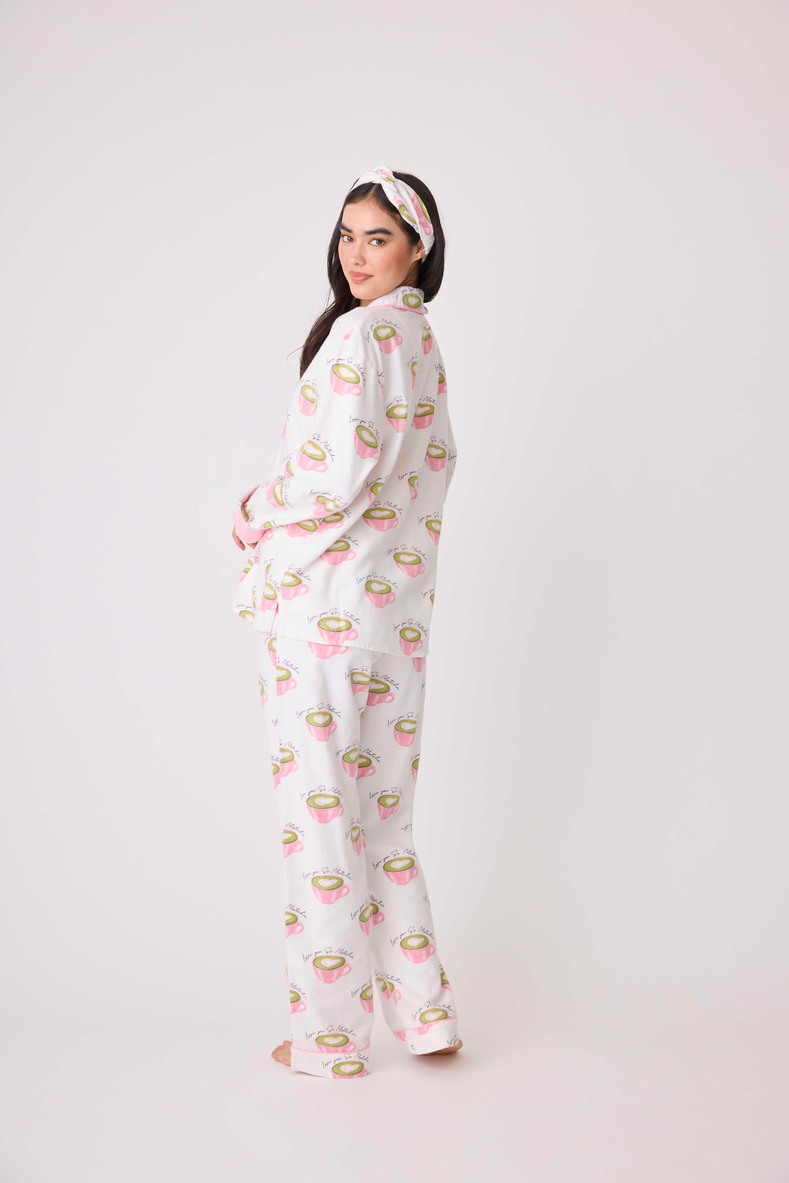 P.J. Salvage Brushed Cotton Pajama Set - Comprehensive 8