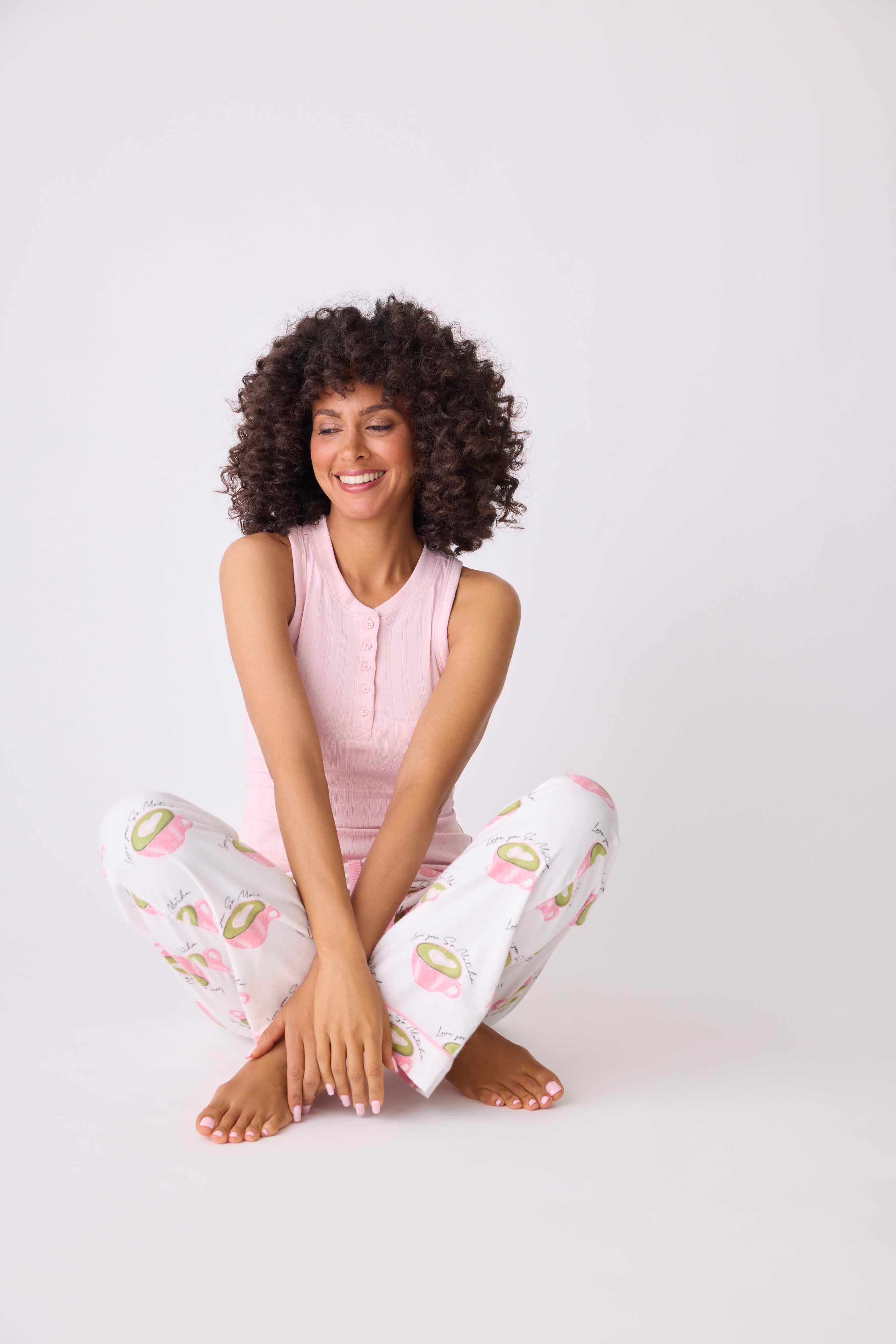 P.J. Salvage Brushed Cotton Pajama Set - Comprehensive 2
