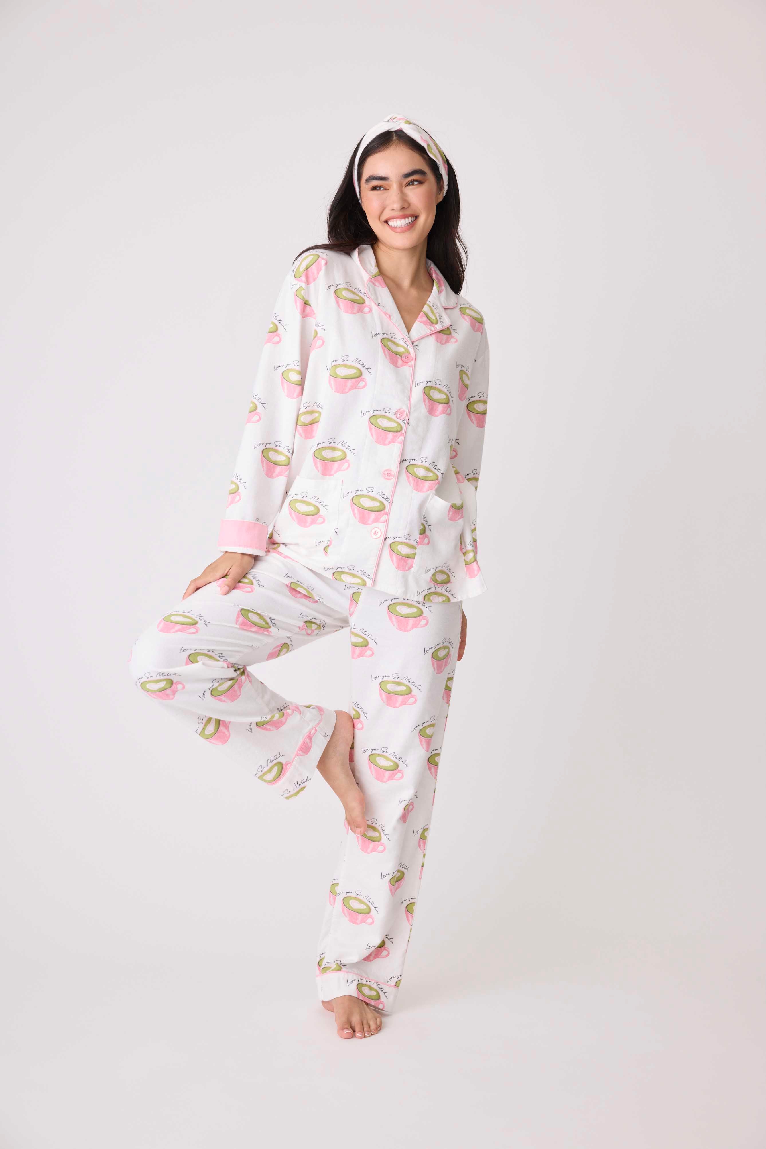 P.J. Salvage Brushed Cotton Pajama Set - Comprehensive 4