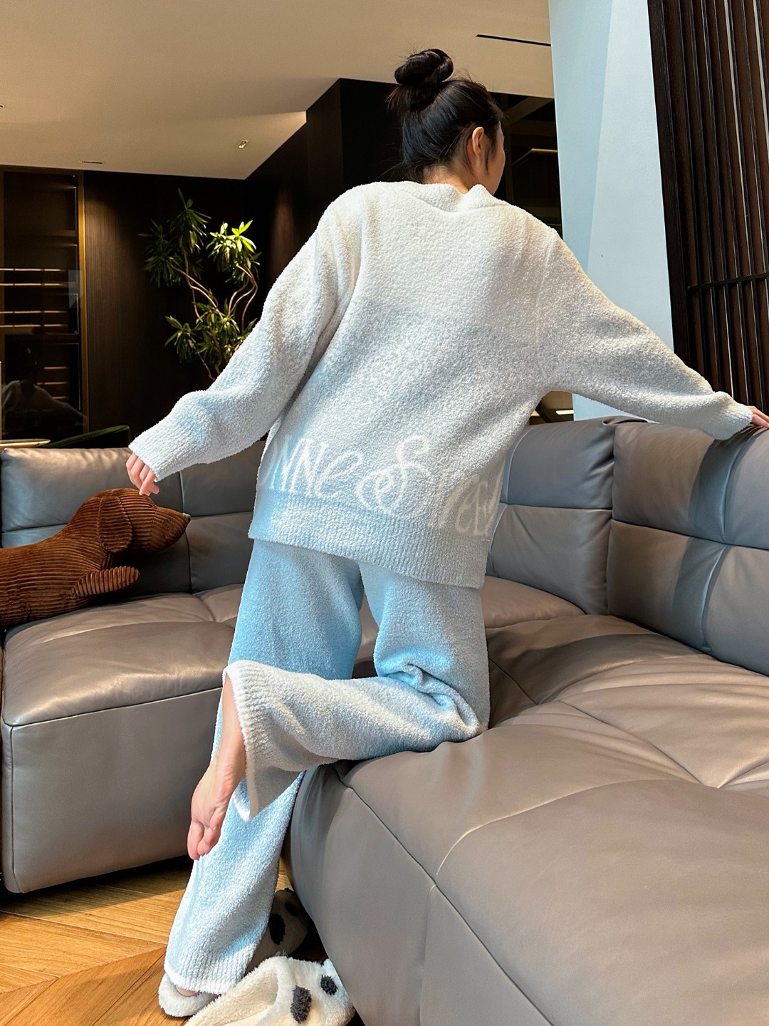 SNIDEL Soft Plush Knit Cardigan - Comprehensive 8